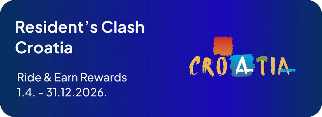 Residents' Clash Croatia – Ride & Earn Rewards 1.4.–31.12.2026.